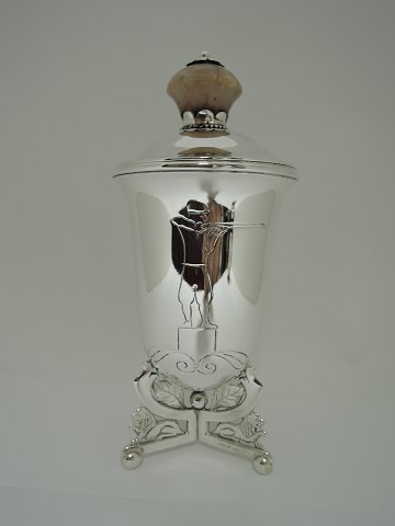 Lid Vase Silver (830)