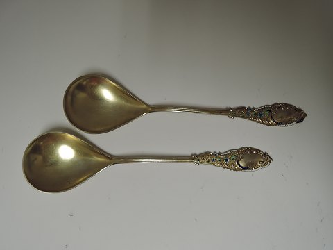 Marius Hammer
Silver (900)
Norwegian spoons with enamel