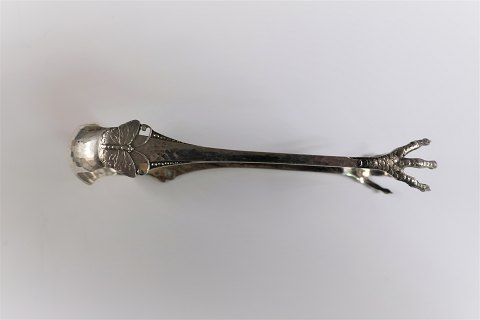 Schmetterling. Silber (830). Zuckerzange . Länge 11 cm.