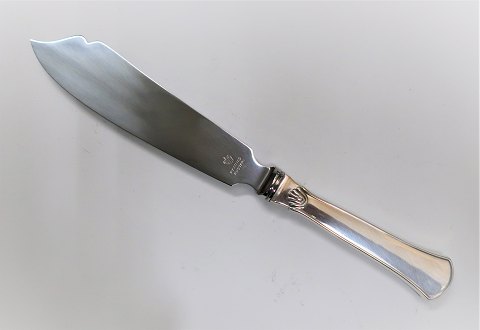 Hans Hansen. Sølvbestik. (830). Arvesølv no. 5. Kagekniv. Længde 26 cm.