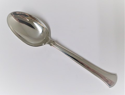 Hans Hansen. Silber (830). Arvesølv No.5. Dessertlöffel . Länge 17 cm.
