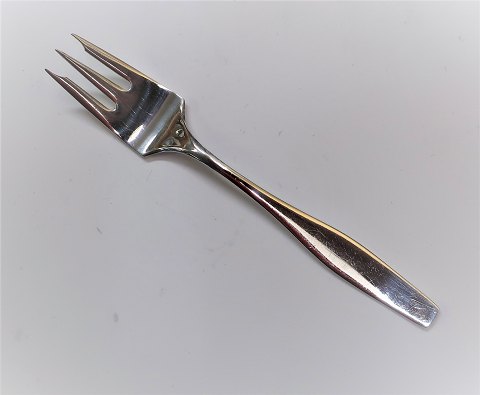 Hans Hansen. Silver cutlery. Sterling. Charlotte. Cake Fork. Length 13.4 cm.