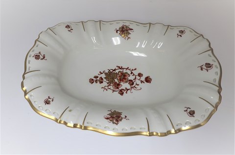 Dahl Jensen set. Queen. Porcelain bowl. Length 29 cm. (1 quality)