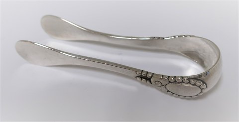 Evald Nielsen. Silver cutlery (830). Cutlery no. 13. Sugar tongs. Length 9 cm.
