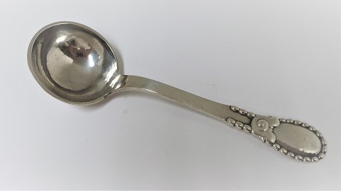Evald Nielsen. Silver cutlery (830). Cutlery no. 13. Sauce spoon. Length 19 cm.