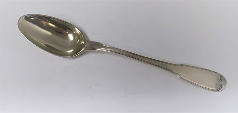 Andreas Holm, Copenhagen. Large nice serving spoon. Produced 1787. Length 28.5 
cm