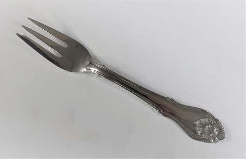 Rococo. Silver cutlery (830). Cake fork. Length 14.8 cm.