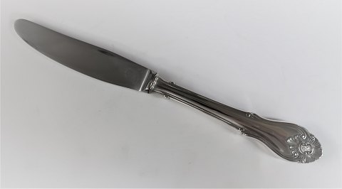 Rokoko. Sølvbestik (830). Frokostkniv. Længde 19,5 cm.