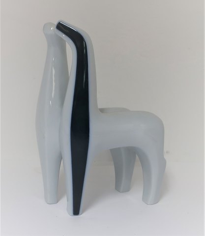 Bing & Grondahl. Porcelain figure. Horses. Model 4208. Height 20 cm. (1 quality)