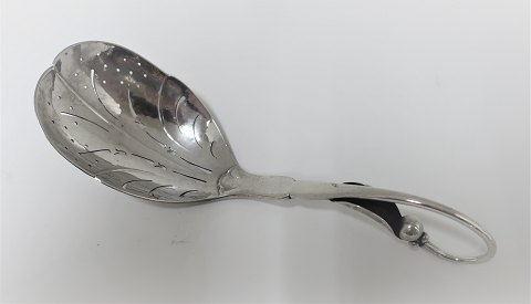 Georg Jensen. Silver sugar spoon (830). Design 37. Produced 1923. Length 14 cm.