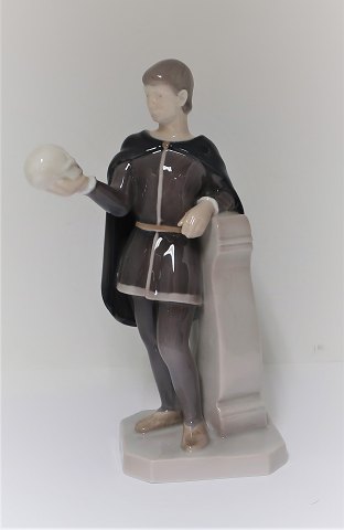 Royal Copenhagen. Bing & Grondahl. Figure. Hamlet. Model # 2408. Height 22.5 cm. 
(1 quality)