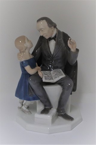 Bing & Grondahl. Porcelain figure. H.C. Andersen. Height 23 cm. (1 quality)