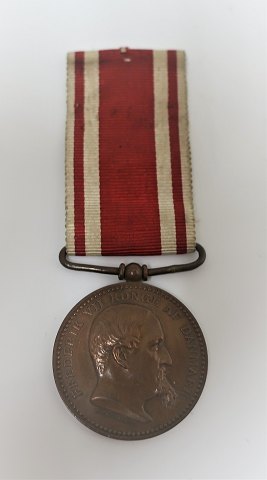 Dänemark. Medaille. Für die Teilnahme an dem Krieg 1848-50. Durchmesser 3 cm.