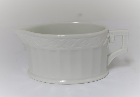 Royal Copenhagen. Fan white. Small jug of cream. Length 10 cm. (1 quality)