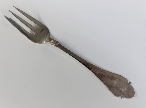 Bernstorff. Sølvbestik (830). Kagegaffel. Længde 13,5 cm.