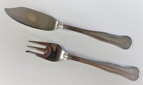 Cohr. Silver cutlery (830). Old danish. Fish knife & fish fork.