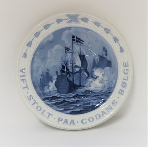 Bing & Grondahl. Poet plate. Waving proudly at the wave of codan. Diameter 21 
cm. (1 quality)