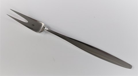 Georg Jensen. Sølvbestik (925). Cypres. Pålægsgaffel. Længde 17 cm.