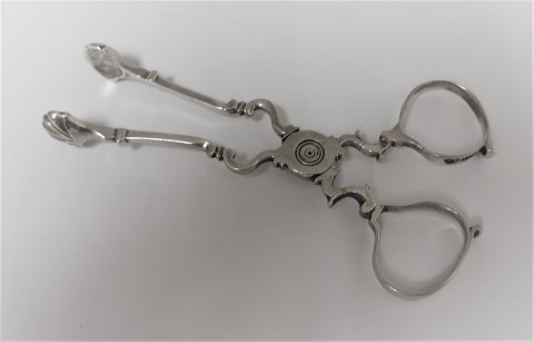 Antique silver candle scissors. Length 11.5 cm.