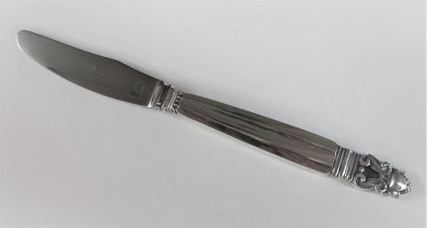 Georg Jensen. Sterling (925). König. Mittagessen Messer. Länge 20,3 cm