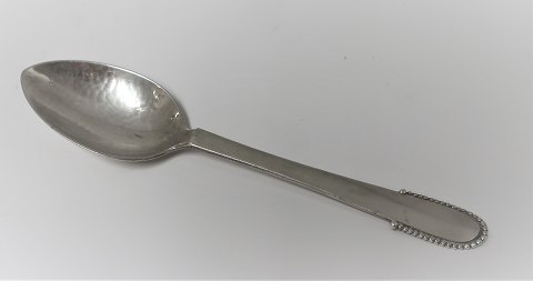 Georg Jensen. Silver cutlery. Sterling (925). Beaded. Children spoon. Length 
15.2 cm.