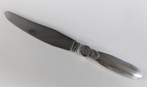 Georg Jensen. Sølvbestik (925). Kaktus. Frokostkniv. Længde 20,4 cm.
