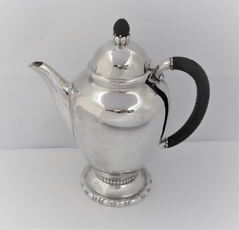 Georg Jensen. Silver coffee pot. Design Georg Jensen. Model 37. Height 24 cm. 
Produced 1915 - 1930