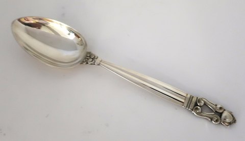 Georg Jensen. Sterling (925). Akorn. Dinner spoon. Length 20.5 cm