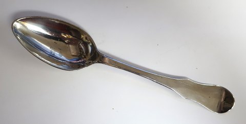 Bendix Gijsen, Copenhagen. Silver spoon (830). Length 21.3 cm. Produced 1801.