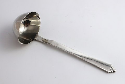 Georg Jensen. Silver cutlery (830). Pyramid. Sauce spoon. Length 17 cm. Produced 
1929