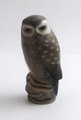 Royal Copenhagen. Porcelain figure. Owl. Model 1221/1741. Height 8.5 cm. (1 
quality)