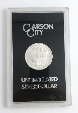 USA. Morgan Silver $1 Dollar 1882 CC. Carson City. In a box.