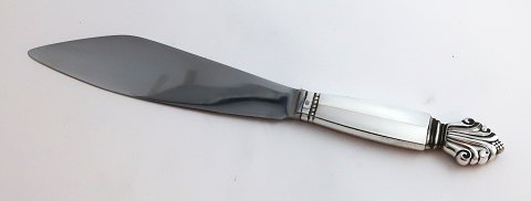 Georg Jensen. Silber (925). Königin. Kuchenmesser. Länge 26,5 cm.