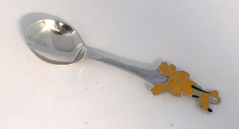Barneske i sterling sølv fra Disney med Pluto. Længde 15 cm