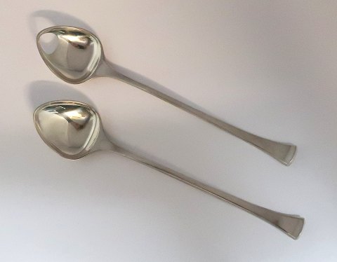 Hans Hansen. Kristine. Sterling salatsæt. Længde 24,4 cm.