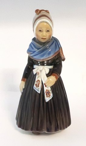 Dahl Jensen. Fanøpige. Model # 1165. Højde 18 cm. ( 1 sortering )