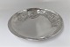 Silver bowl (800). Worked on Mano. Diameter 35 cm. Height 5 cm.