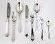 Georg Jensen. Silver cutlery (925). Continental. For 12 people. consisting of 
dinner knives, dinner forks, dinner spoons, lunch knives, lunch forks, dessert 
spoons, cake forks and coffee spoons. A total of 96 parts.