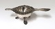 Rokoko. Silver tea strainer with saucer (830).