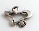 Georg Jensen. Sterling brooch "Splash". Henning Koppel. Model 321. Length 4.5 cm