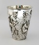 Germany. Bamberg City Mark. (B). Silver goblet. Height 10.5 cm. Diameter 8 cm.