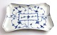 Royal Copenhagen. Blue fluted, plain. Square dish. Model 269. Length 22.5 cm. 
Width 14.5 cm. (2 quality).