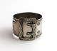 A. E. Eddelien. Silver napkin ring (830). Produced 1910.