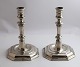 Silver candlesticks (830). Height 17 cm.