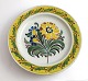 Kellinghusen-Teller, Fayence. Teller mit Blumenmotiv. Durchmesser 23 cm. Mit 
Reparatur.