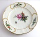 Royal Copenhagen. Saksisk blomst middagstallerken. Luksus udgave. Diameter 23 
cm. Model 1355. (1 sortering)