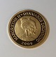 Danmark. Margrethe II. Nordlys. Guld 1000 krone fra 2009