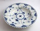 Royal Copenhagen. Blue Fluted Full Lace. Deep plate. Model 1079. Diameter 23 cm. 
(1 quality).