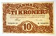 Dänemark. Banknote DKK 10 1917 D.