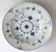 Bing & Grøndahl. Blåmalet. Dyb dessert tallerken. Model 323. Diameter 21,5 cm. 
(1 sortering).